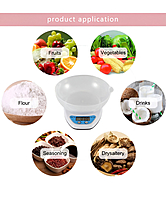 Aslor Electronic Kitchen Scale With Bowl Aslor Electronic Kitchen Scale With Bowl