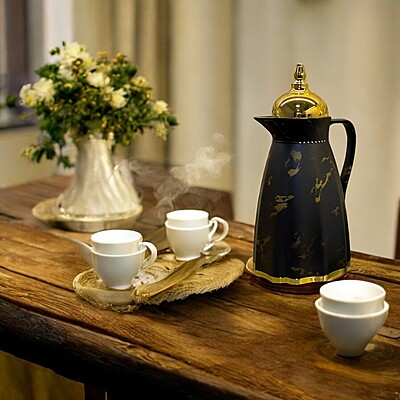 DAY DAYS ENJOY THE LIFE VACUUM JAR  GOLD /BLACK 1L DR-100DWG