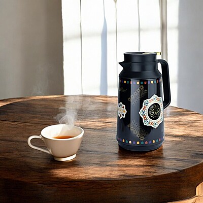 THE ORIENTAL TEA AND COFFEE VACUUM JAR BLACK 1L
