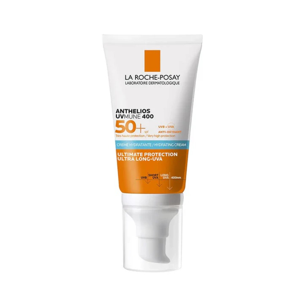 La Roche-Posay Anthelios UVMune 400 Hydrating Cream SPF50+ – Advanced Daily Face Sunscreen with Mexoryl 400 – Ultra-Long UVA & UVB Protection La Roche-Posay Anthelios UVMune 400 Hydrating Cream SPF50+ – Advanced Daily Face Sunscreen with Mexoryl 400 – Ultra-Long UVA & UVB Protection