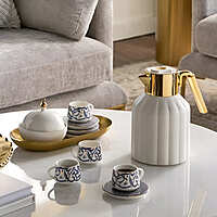 Feenik Vcuum Jug White/Gold 1L RA-R100G-1 Feenik Vcuum Jug White/Gold 1L RA-R100G-1