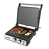 Decakila 2000W 4-Slice Contact Grill Toaster Sandwich Maker Electric Steak Grill Machine, Non-stick Coating, Reversible Iron Cooking Plates,180° Stretch Out for BBQ Usage (KEECO79M) Decakila 2000W 4-Slice Contact Grill Toaster Sandwich Maker Electric Steak Grill Machine, Non-stick Coating, Reversible Iron Cooking Plates,180° Stretch Out for BBQ Usage (KEECO79M)