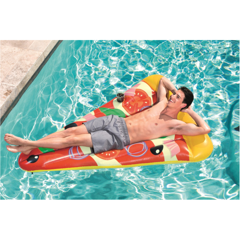 Pizza Party Lounge 44038 β Giant Inflatable Pizza Slice Float with Realistic Print, Cup Holders, Bungee Connection Points, and Durable Vinyl Pizza Party Lounge 44038 β Giant Inflatable Pizza Slice Float with Realistic Print, Cup Holders, Bungee Connection Points, and Durable Vinyl