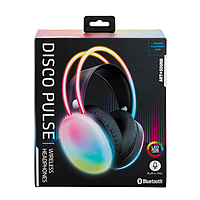 PG580-DISCO PULSE -LED -WIRLESS V5.3- WIRLESS HEADPHONES- BLACK PG580-DISCO PULSE -LED -WIRLESS V5.3- WIRLESS HEADPHONES- BLACK