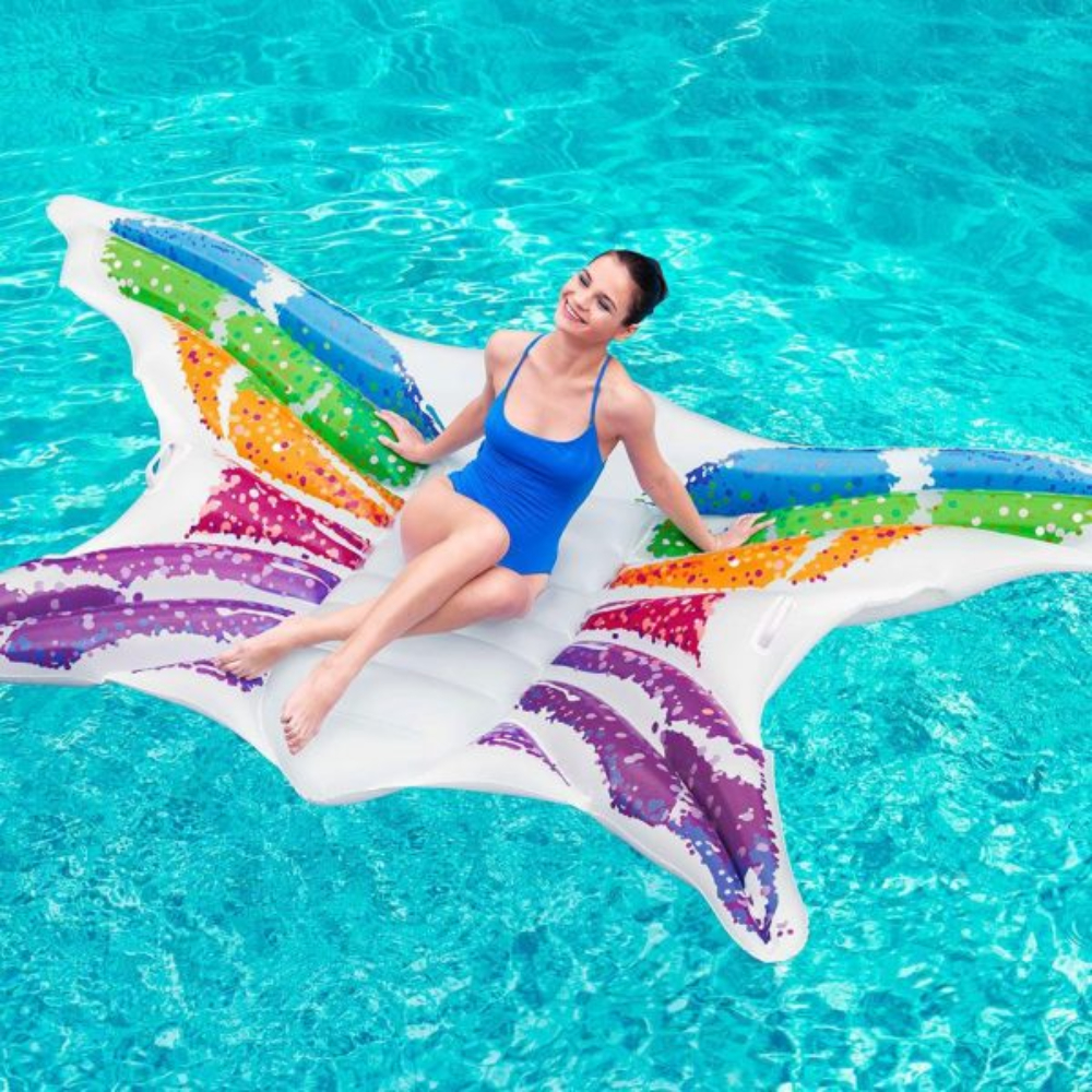 Bestway-Rainbow Butterfly Pool Float lounge