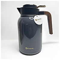 FEENIK- Vacuum Jug Thermos For Hot & Cold Stainless Steel Body Inside And Outside , 2.0 L , Navy FEENIK- Vacuum Jug Thermos For Hot & Cold Stainless Steel Body Inside And Outside , 2.0 L , Navy