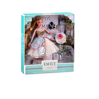 Emily Doll with Handbag and Jewelry – A Stylish Fashion Doll Set Featuring Emily in Elegant Attire with Trendy Accessories, Including a Handbag and Sparkling Jewelry