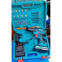 MEAKIDA- Set of 28 Pieces , 21V Cordless COMPLETE Drill WITH 2 ...