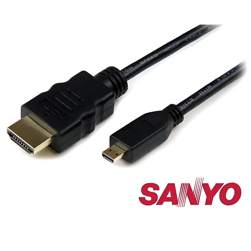 Sanyo HDMI To Micro HDMI 1.5 Meters Sanyo HDMI To Micro HDMI 1.5 Meters