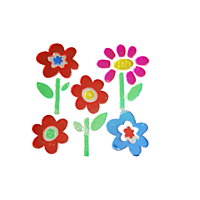 Mila Home-Spring Window Gel Cling Mila Home-Spring Window Gel Cling