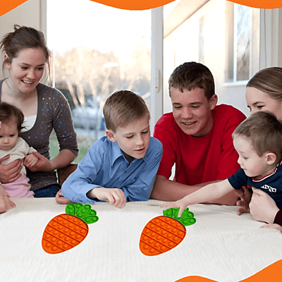 FIDGET FUN-Carrot Cake Push Pop
