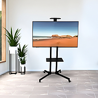 Haytech TV Mobile Cart Floor Stand 32″-60″ Haytech TV Mobile Cart Floor Stand 32″-60″