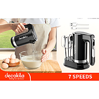 Decakila Cordless Hand Mixer with 90W Motor, 7-Speed Settings and 2000mAh Battery (KMMX006B) Decakila Cordless Hand Mixer with 90W Motor, 7-Speed Settings and 2000mAh Battery (KMMX006B)