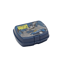 Batman Print Lunch Box with Clip-On Closure Batman Print Lunch Box with Clip-On Closure