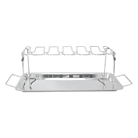 Home basics-chicken leg rack with pan Home basics-chicken leg rack with pan