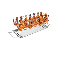 Home basics-chicken leg rack with pan Home basics-chicken leg rack with pan