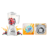Decakila Stand Blender With 1.5L Capacity and 500W wattage (KEJB043W) Decakila Stand Blender With 1.5L Capacity and 500W wattage (KEJB043W)