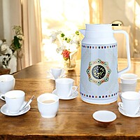 DAY DAYS , Oriental Tea & Coffee Vacuum Jug with press Button , White , 1L EC-R100D DAY DAYS , Oriental Tea & Coffee Vacuum Jug with press Button , White , 1L EC-R100D