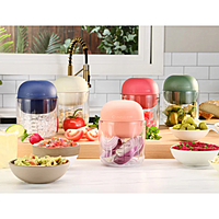 Nutricook Choppi 500ml Food Chopper, Red โ Compact Manual Chopper with Stainless Steel Blades, One-Touch Operation, Easy to Clean, Ideal for Chopping, Slicing, and Dicing Small Portions Nutricook Choppi 500ml Food Chopper, Red โ Compact Manual Chopper with Stainless Steel Blades, One-Touch Operation, Easy to Clean, Ideal for Chopping, Slicing, and Dicing Small Portions