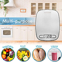 Nutricook Kitchen Scale Eko, NC-KSE5 โ Digital Food Scale with High Precision, Easy-to-Read LCD Display, Compact and Lightweight Design, Ideal for Accurate Portion Control Nutricook Kitchen Scale Eko, NC-KSE5 โ Digital Food Scale with High Precision, Easy-to-Read LCD Display, Compact and Lightweight Design, Ideal for Accurate Portion Control