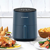 Nutricook Air Fryer Mini 2, 3.3L - Blue, NC-AFM033K – Compact Digital Air Fryer with Rapid Air Circulation, 1300W Power, Oil-Free Healthy Cooking, Touchscreen Controls Nutricook Air Fryer Mini 2, 3.3L - Blue, NC-AFM033K – Compact Digital Air Fryer with Rapid Air Circulation, 1300W Power, Oil-Free Healthy Cooking, Touchscreen Controls