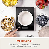 Nutricook Digital Kitchen Scale KS205PK-ME – High-Precision Food Scale, 5kg Capacity, LCD Display, Tare Function, Ultra-Slim Design, Battery Operated, Easy-to-Clean Surface, Stylish Black Finish Nutricook Digital Kitchen Scale KS205PK-ME – High-Precision Food Scale, 5kg Capacity, LCD Display, Tare Function, Ultra-Slim Design, Battery Operated, Easy-to-Clean Surface, Stylish Black Finish