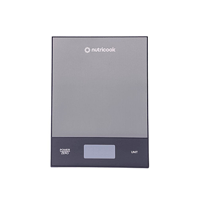 Nutricook Kitchen Scale 2 KS205S-ME – High-Precision Digital Food Scale, 5kg Capacity, LCD Display, 4 Measurement Units, Tare Function, Auto-Off Feature, Ultra-Slim Stainless Steel Design