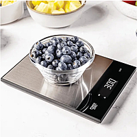 Nutricook Kitchen Scale 2 KS205S-ME – High-Precision Digital Food Scale, 5kg Capacity, LCD Display, 4 Measurement Units, Tare Function, Auto-Off Feature, Ultra-Slim Stainless Steel Design