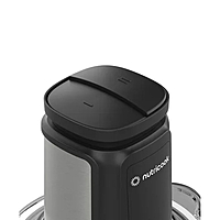 Nutricook Choppi Xl Glass Chopper And Mincer, Durable And Sharp Blades, Anti-slip Ring, Spill-proof, 1.2 L, 500w [black], Nc-ch1200