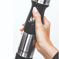 Nutricook Handi Immersion Blender, Powerful 500W Motor, Stainless Steel Shaft & Blade, 2 Speed Settings, Ergonomic Design, Easy to Clean โ Model NC-HB100 Nutricook Handi Immersion Blender, Powerful 500W Motor, Stainless Steel Shaft & Blade, 2 Speed Settings, Ergonomic Design, Easy to Clean โ Model NC-HB100