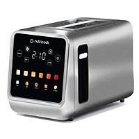 Nutricook 2-Slice Smart Toaster with Touch Screen, 850W, All-in-One Design, 6 Browning Levels, Wide Slots for Various Bread Types, Defrost, Reheat & Bagel Functions, Sleek Modern Look Nutricook 2-Slice Smart Toaster with Touch Screen, 850W, All-in-One Design, 6 Browning Levels, Wide Slots for Various Bread Types, Defrost, Reheat & Bagel Functions, Sleek Modern Look