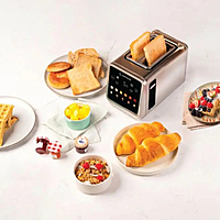 Nutricook 2-Slice Smart Toaster with Touch Screen, 850W, All-in-One Design, 6 Browning Levels, Wide Slots for Various Bread Types, Defrost, Reheat & Bagel Functions, Sleek Modern Look Nutricook 2-Slice Smart Toaster with Touch Screen, 850W, All-in-One Design, 6 Browning Levels, Wide Slots for Various Bread Types, Defrost, Reheat & Bagel Functions, Sleek Modern Look
