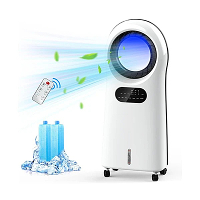 Wave 110W Bladeless Air Cooler with 3.5L Water Tank – Energy-Efficient, Quiet Cooling with Remote Control – Model FLS-2001R