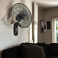 Wave Wall Fan 5 Blades 75W 18 Inch Black – Powerful and Efficient Air Circulator for Home or Office Cooling Wave Wall Fan 5 Blades 75W 18 Inch Black – Powerful and Efficient Air Circulator for Home or Office Cooling