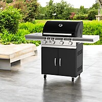 Superchef 4 Burner Continental Gas BBQ with Side Burner – High-Performance Outdoor Grill, Stylish Black Design, Perfect for BBQ Parties & Family Gatherings Superchef 4 Burner Continental Gas BBQ with Side Burner – High-Performance Outdoor Grill, Stylish Black Design, Perfect for BBQ Parties & Family Gatherings