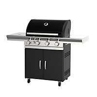 Superchef 4 Burner Continental Gas BBQ with Side Burner – High-Performance Outdoor Grill, Stylish Black Design, Perfect for BBQ Parties & Family Gatherings Superchef 4 Burner Continental Gas BBQ with Side Burner – High-Performance Outdoor Grill, Stylish Black Design, Perfect for BBQ Parties & Family Gatherings