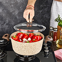 Falez Creamy Premium 28x12cm Casserole – Durable and Stylish Cookware for Even Heat Distribution and Versatile Cooking Falez Creamy Premium 28x12cm Casserole – Durable and Stylish Cookware for Even Heat Distribution and Versatile Cooking