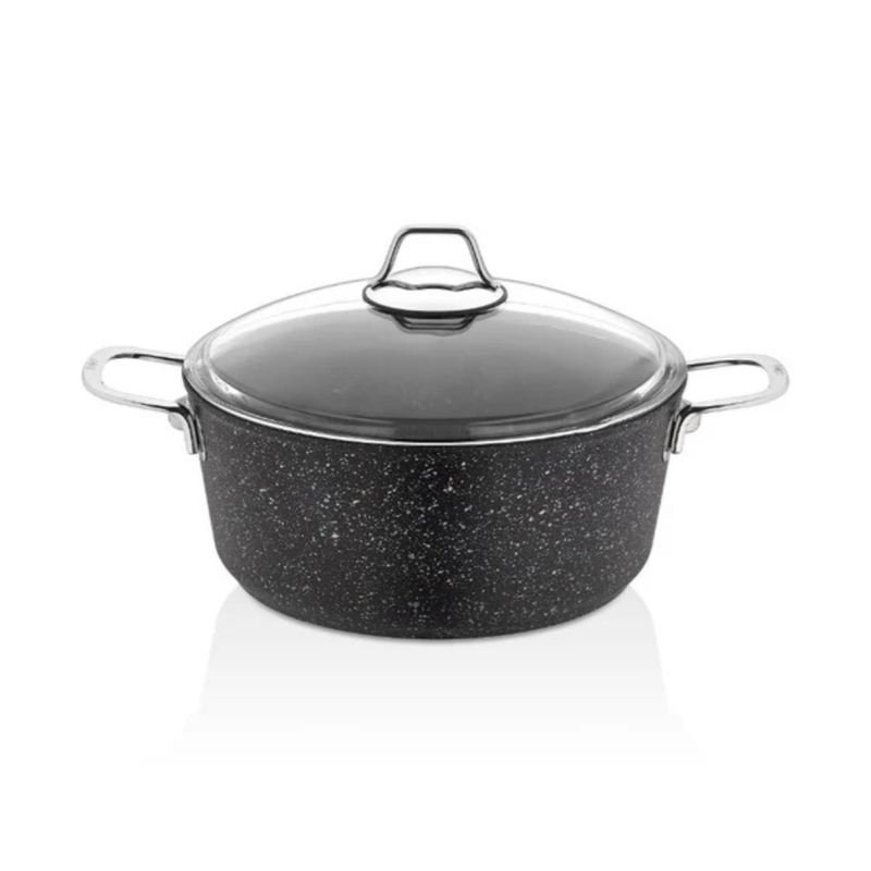 Falez Black Line 28x12cm Casserole – Durable and Stylish Cookware with Non-Stick Coating for Even Cooking and Easy Cleanup Falez Black Line 28x12cm Casserole – Durable and Stylish Cookware with Non-Stick Coating for Even Cooking and Easy Cleanup
