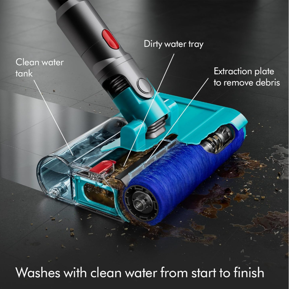 Dyson V15 Submarine Cordless Vacuum Cleaner – Powerful Suction, Advanced Laser Technology, Submersible Cleaning Mop, and Smart Sensor for Deep Cleaning Floors and Carpets Dyson V15 Submarine Cordless Vacuum Cleaner – Powerful Suction, Advanced Laser Technology, Submersible Cleaning Mop, and Smart Sensor for Deep Cleaning Floors and Carpets