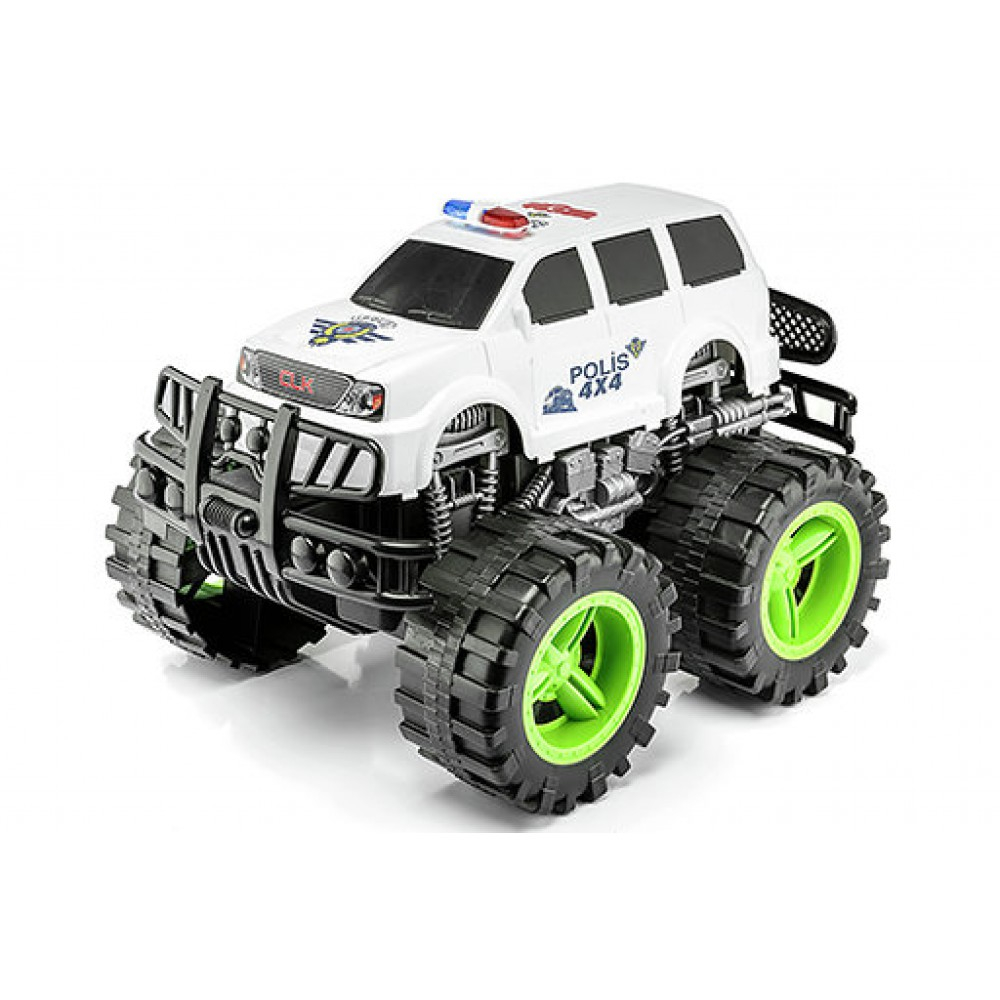 Jumbo Police Car 6-Piece Set – Large-Scale Toy Police Vehicles for Kids, Perfect for Law Enforcement Roleplay and Imaginative Adventures