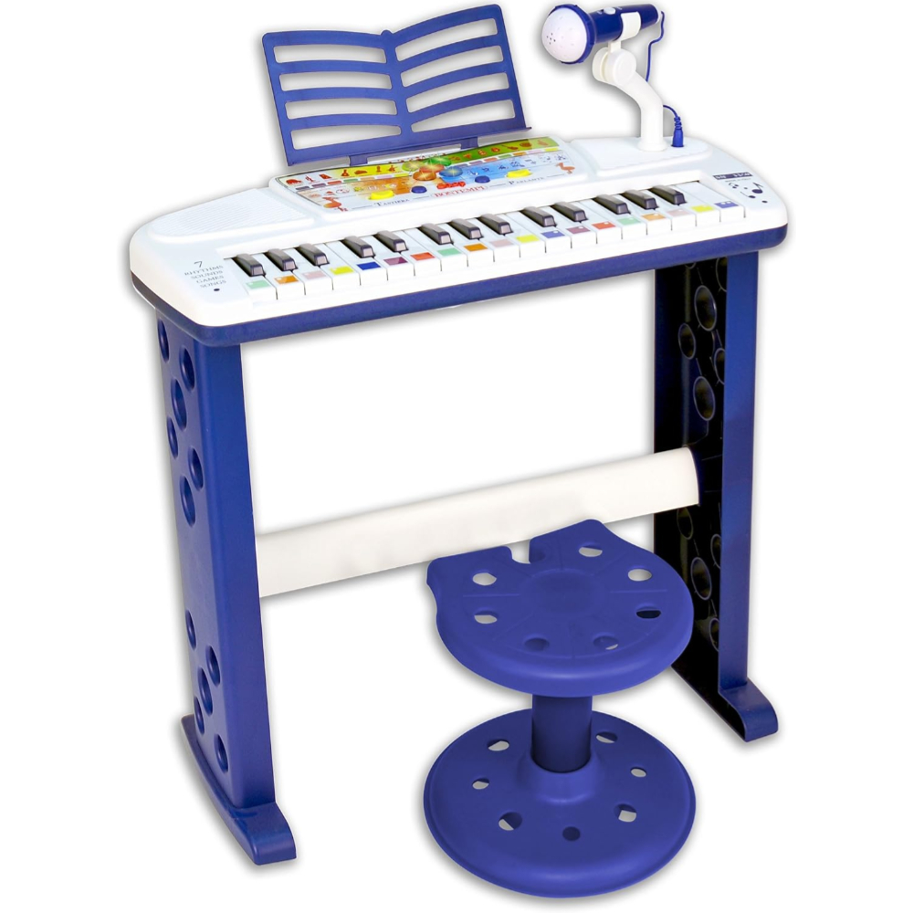 Bontempi Electronic Organ with Adjustable Legs – 61-Key Digital Organ with Multiple Tones, Rhythms, and Built-in Demo Songs for Beginner Musicians and Music Enthusiasts