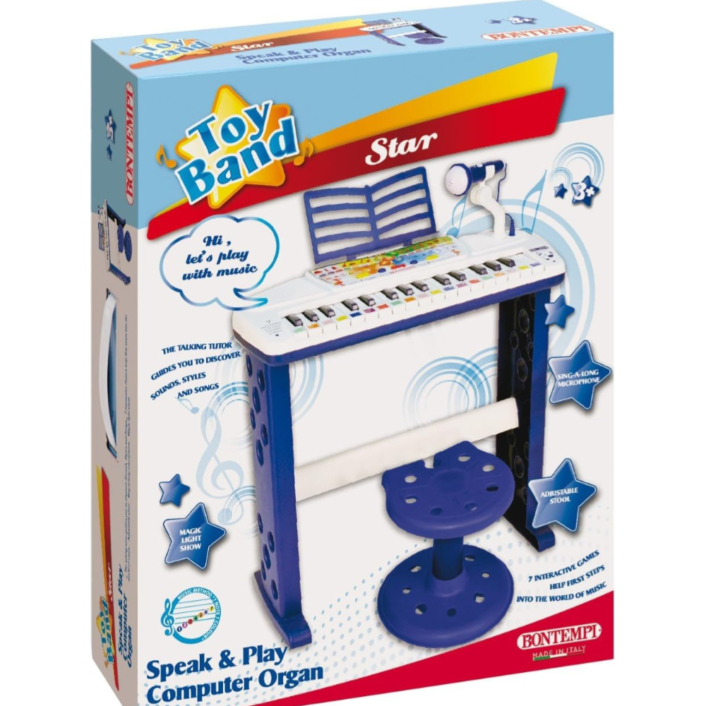 Bontempi Electronic Organ with Adjustable Legs – 61-Key Digital Organ with Multiple Tones, Rhythms, and Built-in Demo Songs for Beginner Musicians and Music Enthusiasts Bontempi Electronic Organ with Adjustable Legs – 61-Key Digital Organ with Multiple Tones, Rhythms, and Built-in Demo Songs for Beginner Musicians and Music Enthusiasts