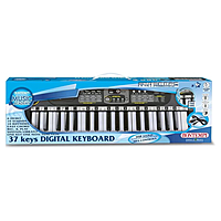 Digital Keyboard with 37 MIDI Size Keys – Compact Portable Music Keyboard with Built-in Sounds, Rhythms, and MIDI Connectivity for Beginners and Music Enthusiasts Digital Keyboard with 37 MIDI Size Keys – Compact Portable Music Keyboard with Built-in Sounds, Rhythms, and MIDI Connectivity for Beginners and Music Enthusiasts