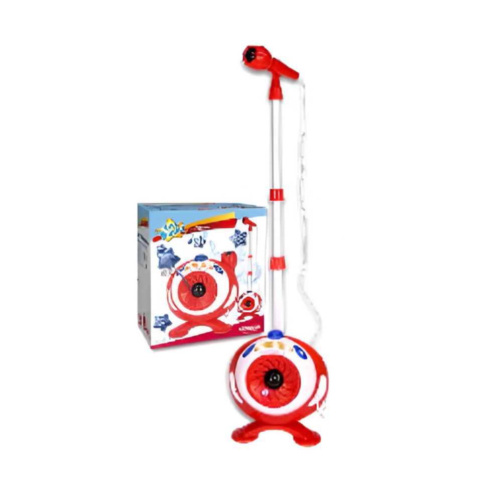 Bontempi Showtime Stage Microphone – Interactive Toy Microphone with Sound Effects, Adjustable Stand, and Colorful Design for Kids and Aspiring Performers