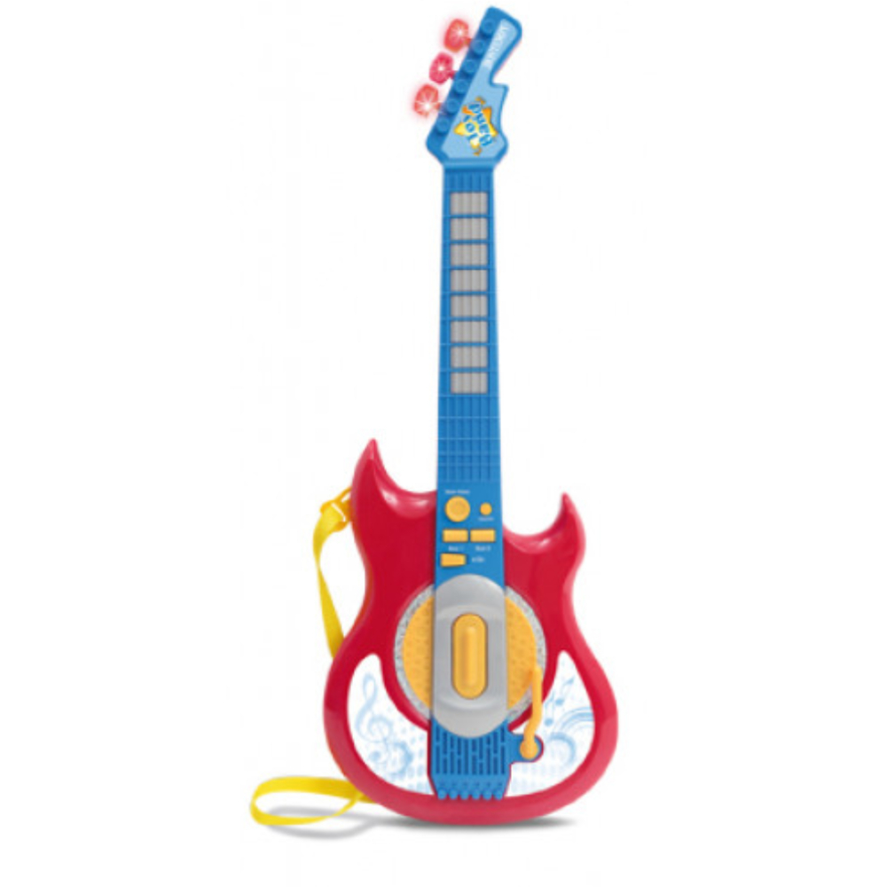 Bontempi Electronic Rock Guitar with Realistic Sound Effects and Interactive Features for Aspiring Musicians Bontempi Electronic Rock Guitar with Realistic Sound Effects and Interactive Features for Aspiring Musicians
