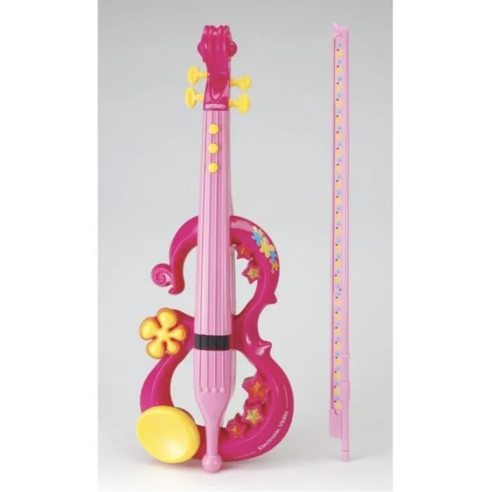 Bontempi Electronic Violin VE4371 with Sound Effects, LED Lights, and Interactive Musical Features for Kids and Beginners Bontempi Electronic Violin VE4371 with Sound Effects, LED Lights, and Interactive Musical Features for Kids and Beginners