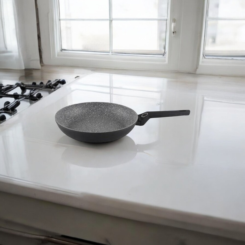 Zilan Granite Fry Pan 22cm Induction, ZLN3284 – Premium Non-Stick Fry Pan with Durable Granite Coating, Induction-Compatible for Efficient Cooking