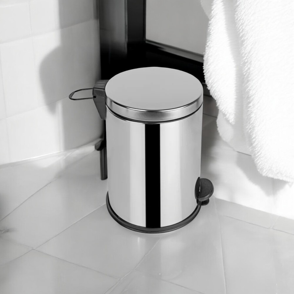Zilan Metal Dustbin 5L (ZLN6881) – Compact, Stylish, and Hygienic Waste Disposal Solution for Home & Office Zilan Metal Dustbin 5L (ZLN6881) – Compact, Stylish, and Hygienic Waste Disposal Solution for Home & Office