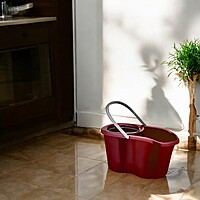 Magic Mop Bucket Lisa, 360 Degree Rotating Mop, 12L Capacity, Red, ZLN1389: A High-Efficiency Cleaning Solution for Effortless and Hygienic Home Maintenance