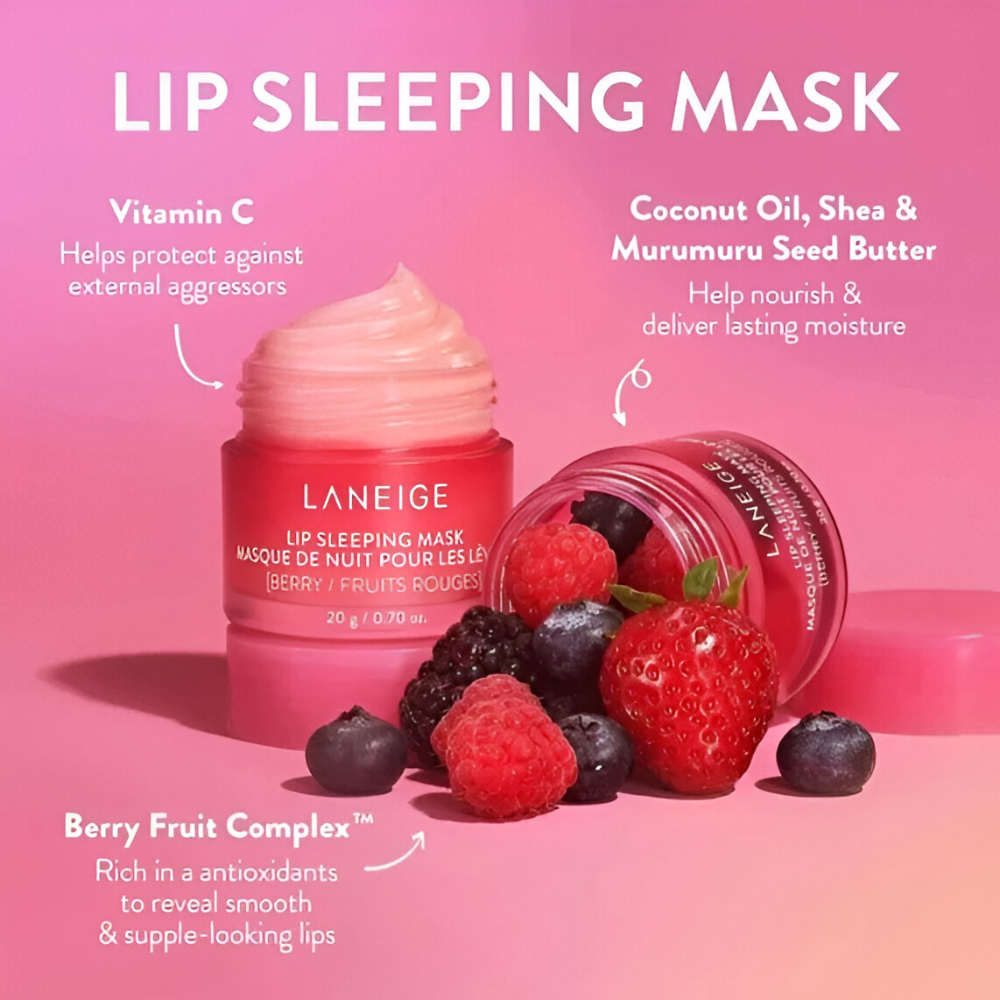 LANEIGE Lip Sleeping Mask Berry – The Ultimate Overnight Lip Care Solution LANEIGE Lip Sleeping Mask Berry – The Ultimate Overnight Lip Care Solution